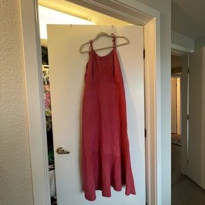 Free People Suede Maxi Dress